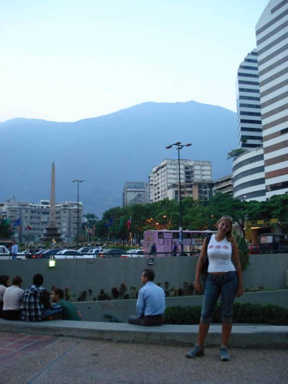 Caminhando por Caracas, na Venezuela (2007)